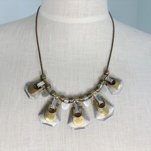 Jcrew Gold and Silver Statement Necklace